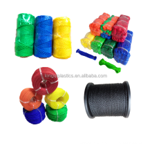 plastic string fishing nets marine rope twisted polyethylene polypropylene nylon